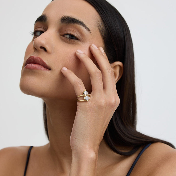 Sanderson Pear Promise Ring