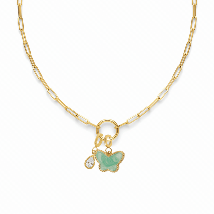 Mococo Gold Charm Carrier Necklace