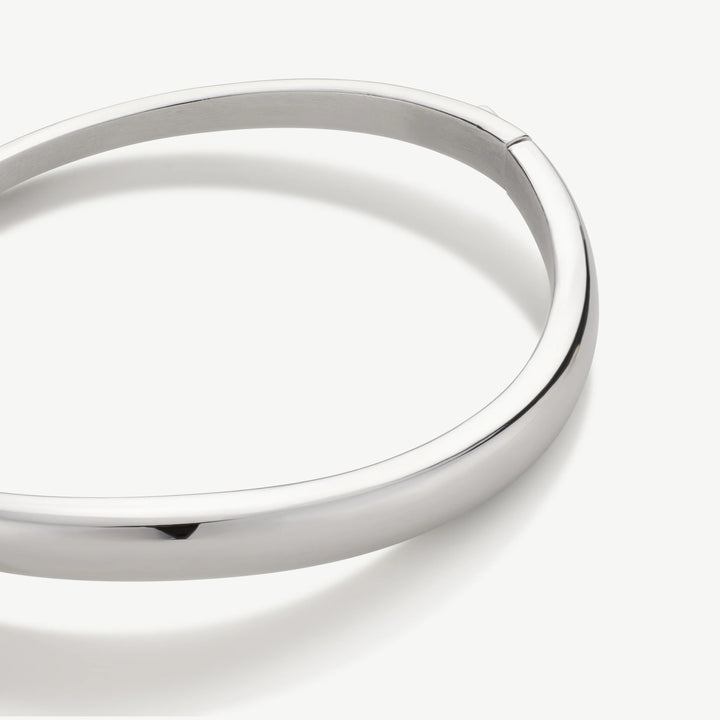D.Louise Silver Wave Bangle