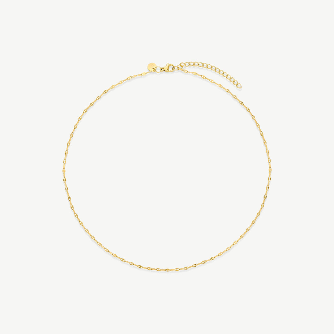 D.Louise Dainty Necklace 18cm Gold - Mococo