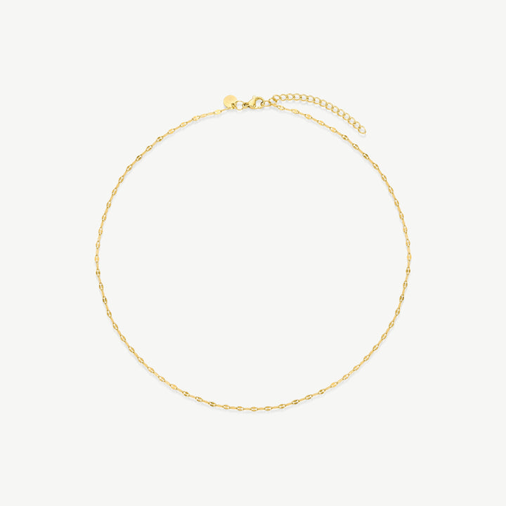 D.Louise Dainty Necklace 18cm Gold - Mococo