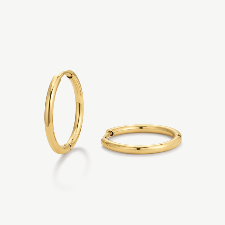 D.Louise Essential Earrings Small Gold - Mococo