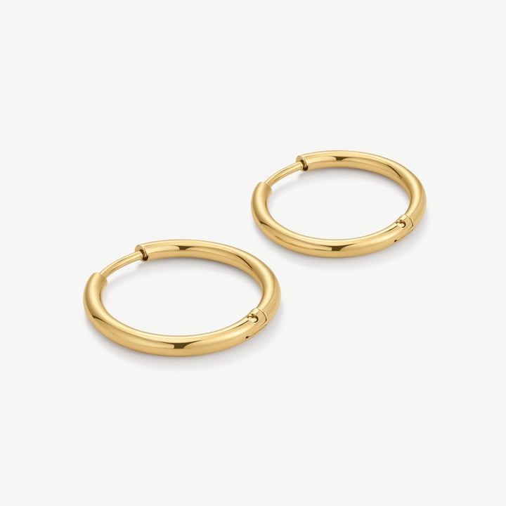D.Louise Essential Earrings Small Gold - Mococo