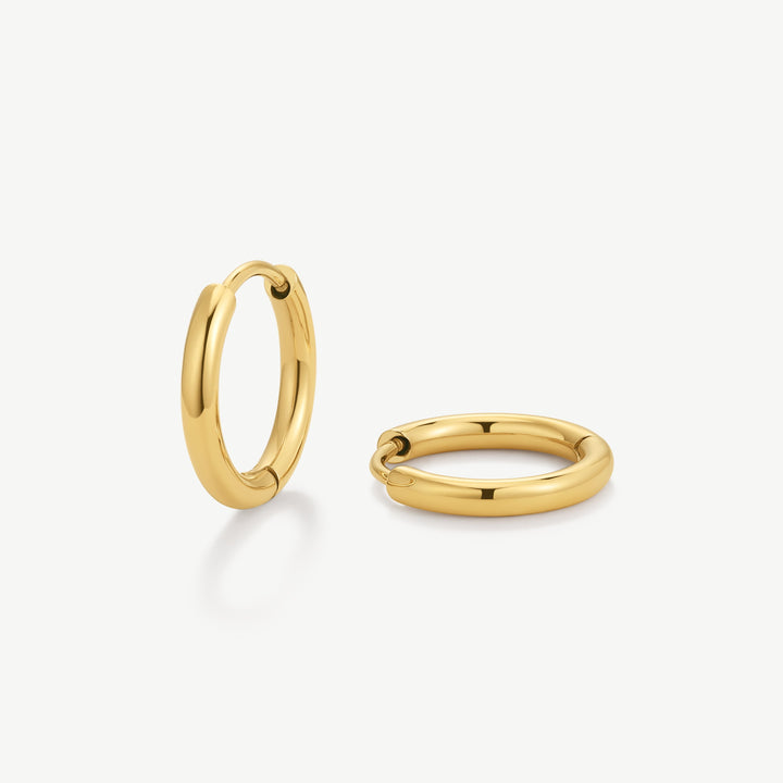 D.Louise Gold Extra Small Hoop Earrings - Mococo