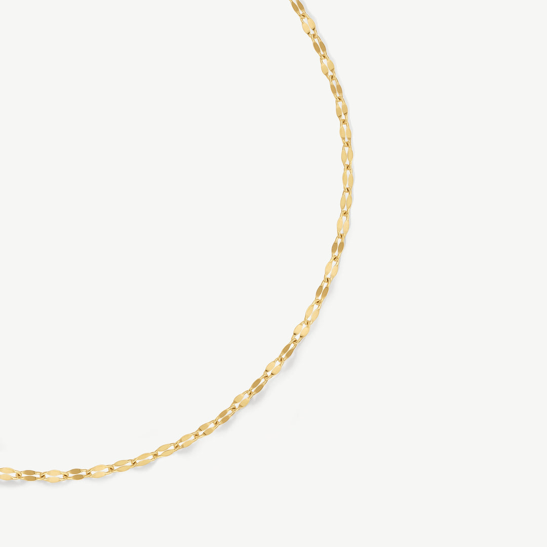 D.Louise Dainty Necklace 18cm Gold - Mococo