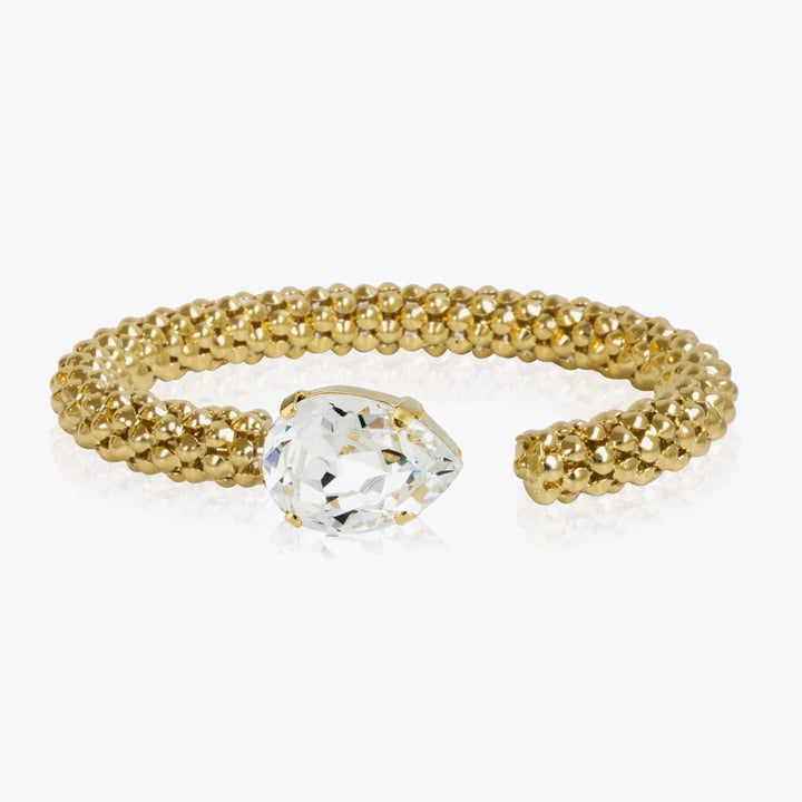 Caroline Svedbom Gold Classic Rope Crystal Bracelet