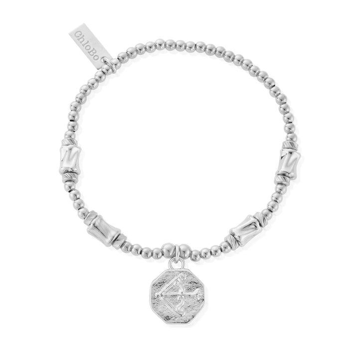 ChloBo Silver Cute Charm Chunky Twist Arrow Bracelet