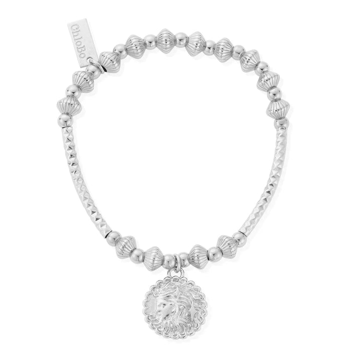 ChloBo Silver and Gold Pattern Noodle Disc Goddess Bracelet