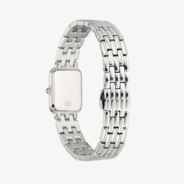 D.Louise Classic Stainless Linked Watch Silver - Mococo