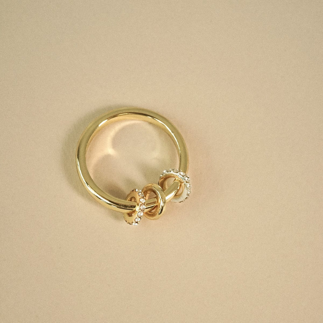 Polly Newman Crystal Spinning Ring