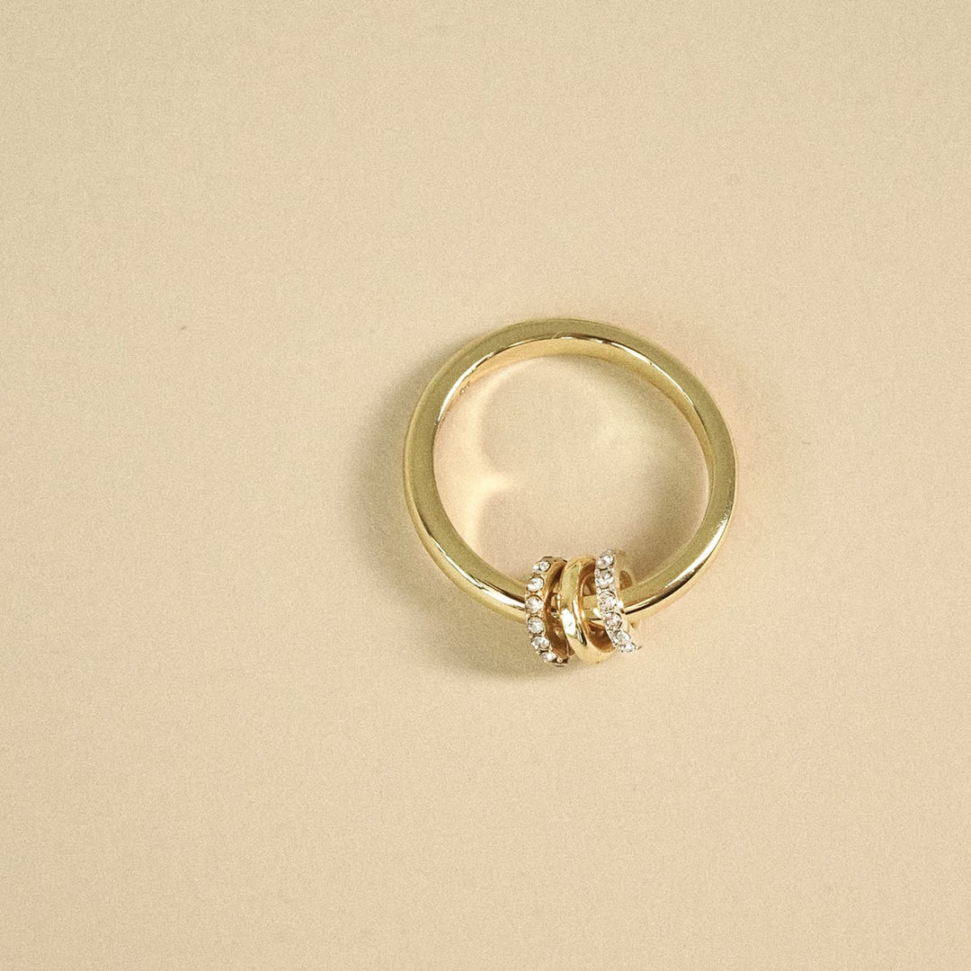 Polly Newman Crystal Spinning Ring