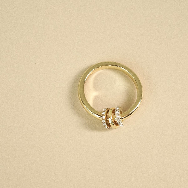 Polly Newman Crystal Spinning Ring