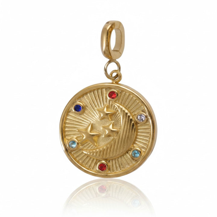 Mococo Gold Celestial Gem Clip-On Charm