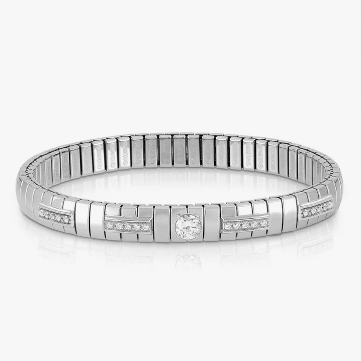 Nomination Silver XTE Round Cubic Zirconia Bracelet