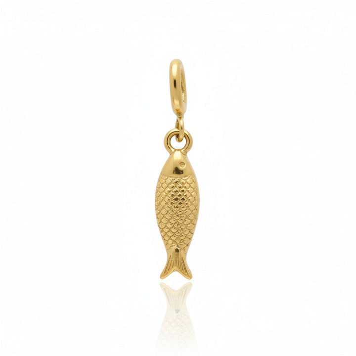 Mococo Gold Lucky Fish Clip-On Charm