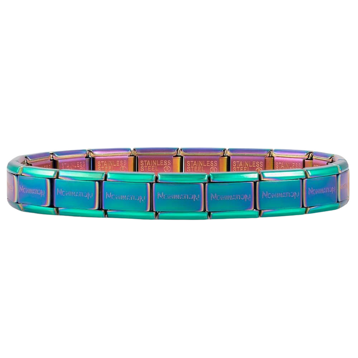 Nomination Single Matt Iridescent Starter Bracelet Links