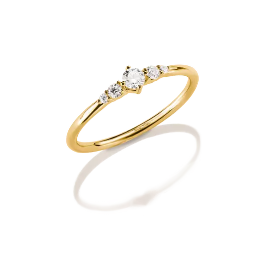 Thomas Sabo Gold Trio Stone Ring - MococoThomas SaboTR2324-M01-14-52Rings