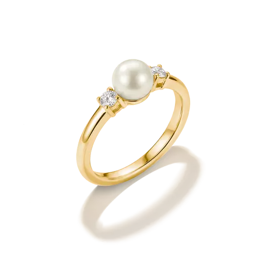 Thomas Sabo Gold Ring Pearl with White Zirconia - MococoThomas SaboTR2370-M01-14-52Rings