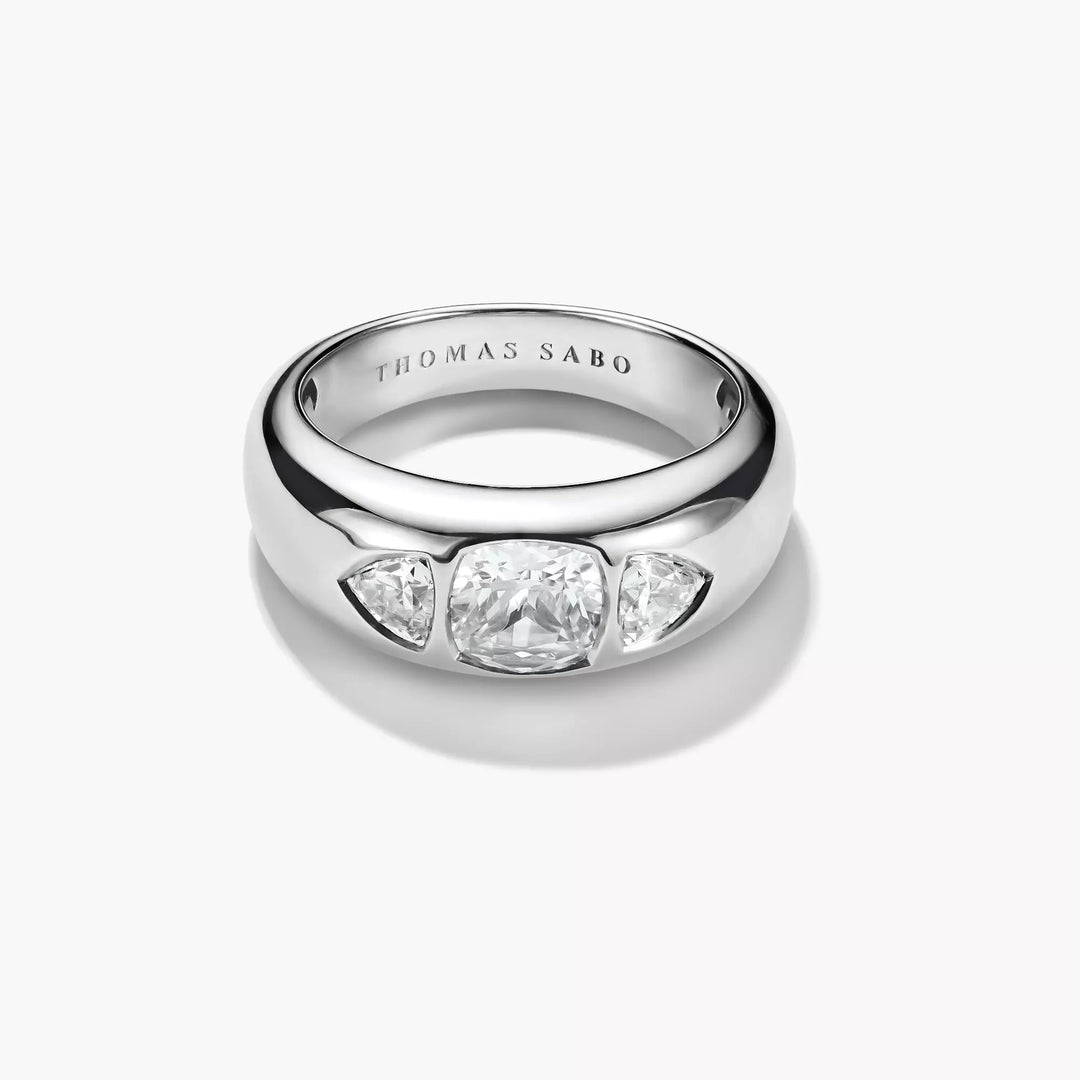 Thomas Sabo Bold Elegance Ring with White Zirconia Stones