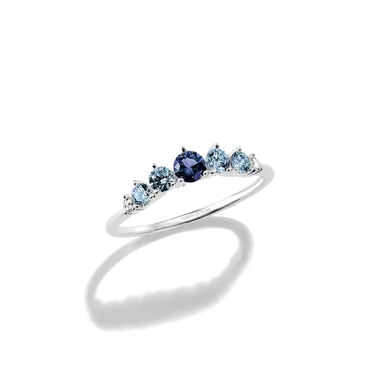 Thomas Sabo Silver Ring with Blue Stones - MococoThomas SaboTR2551-166-1-52Rings