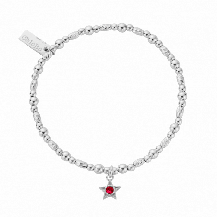 Chlobo Silver Birthstone Bracelet