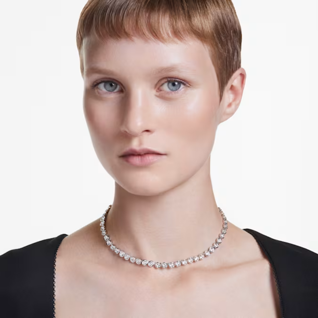 Swarovski Silver Imber Tennis Necklace