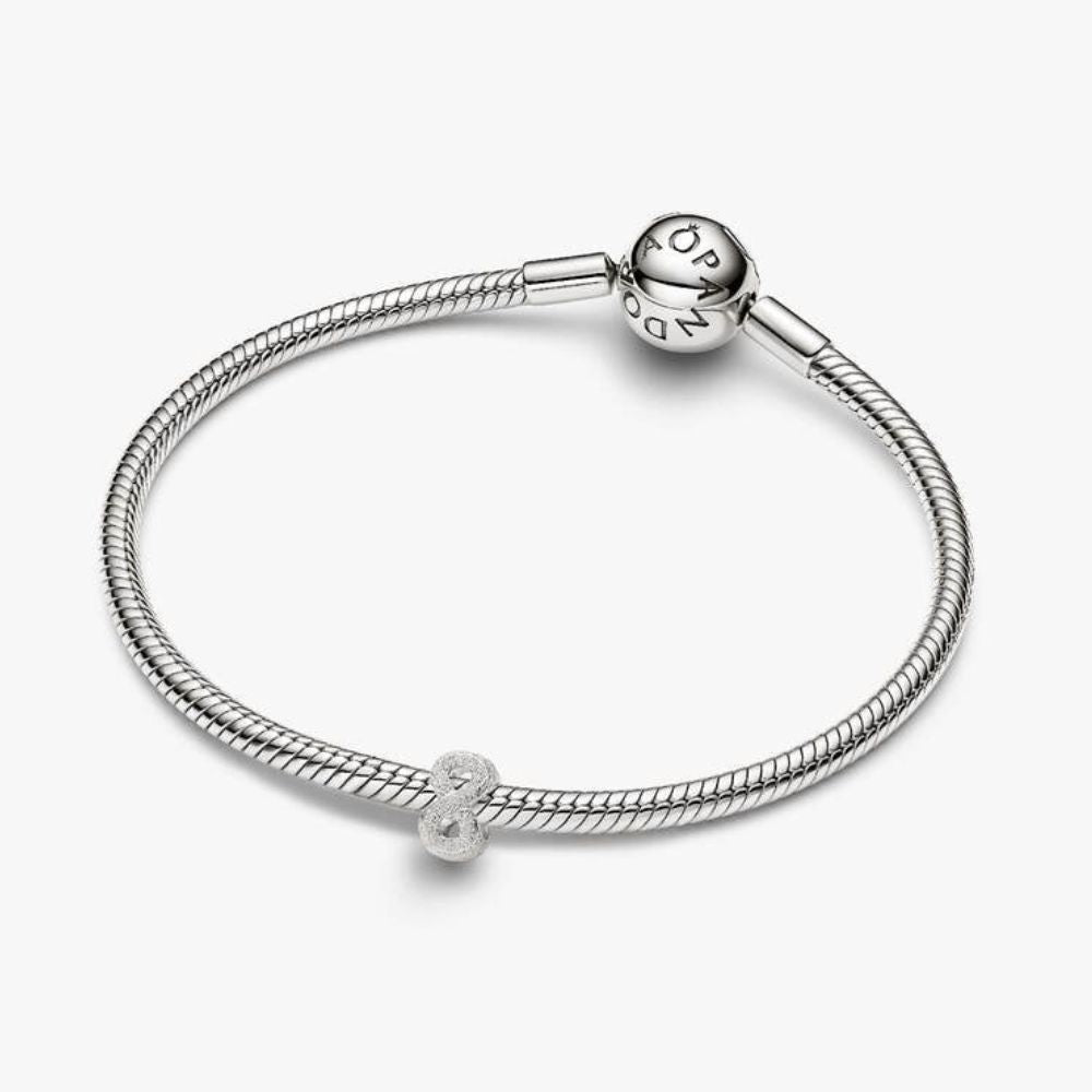 Pandora Textured Infinity Symbol Mini Charm