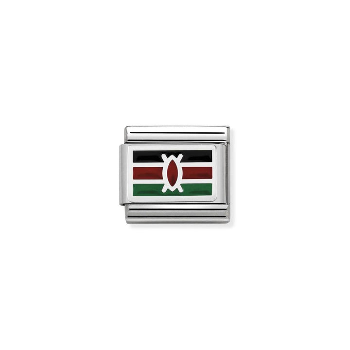Nomination Classic Kenya Flag Charm