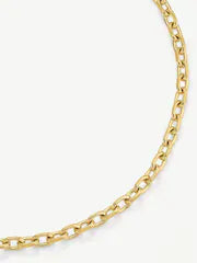 D.Louise Gold Cuban T Bar Necklace