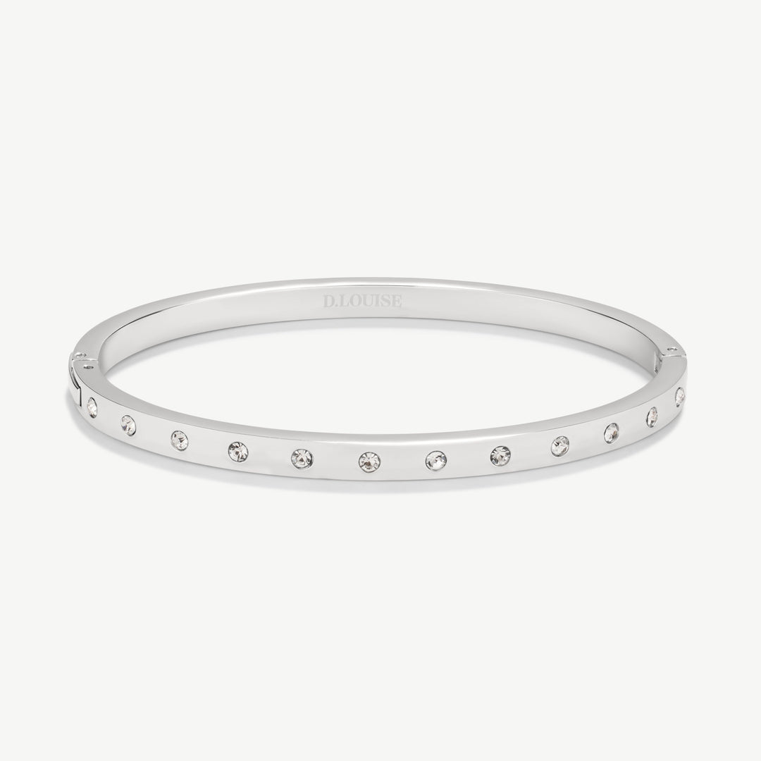 D.Louise Eternity Bangle Slim Gold - Mococo