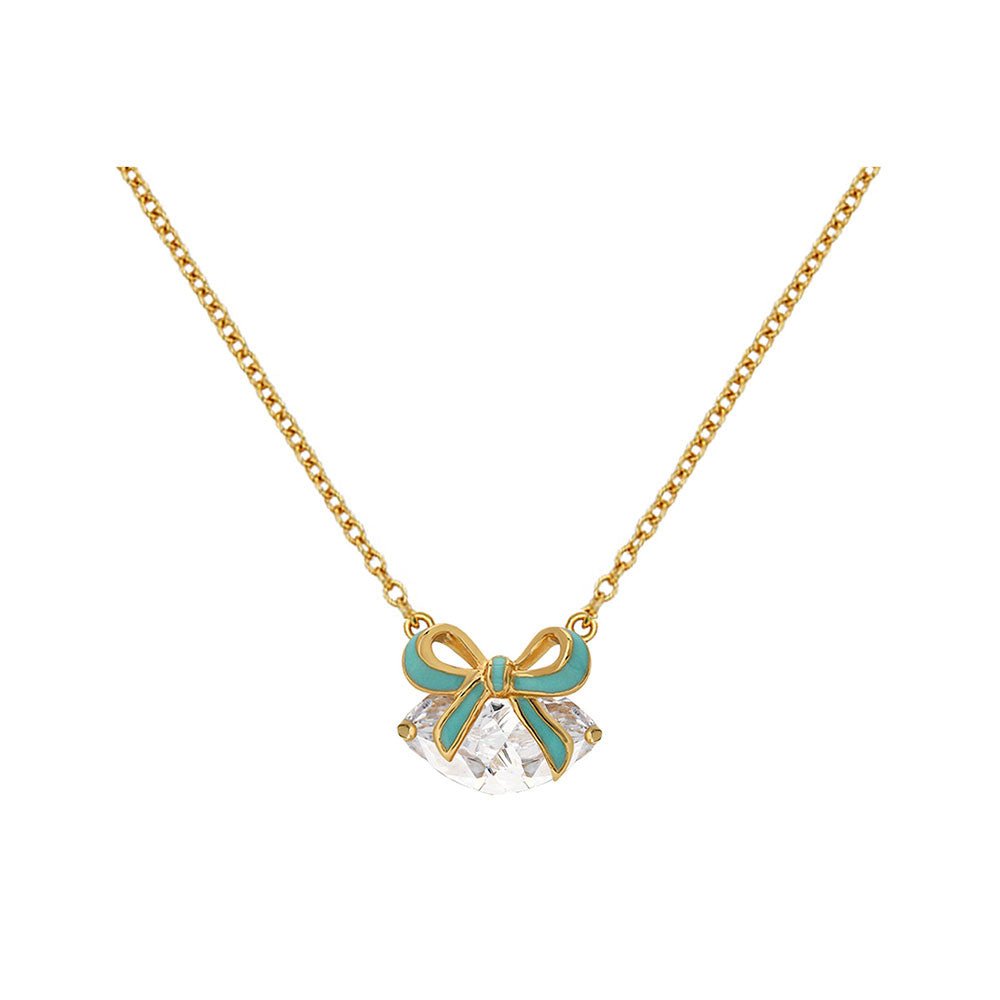 Amelia Scott Gold Bow Turquoise Necklace - MococoAmelia ScottAS22TRN88/WEBNecklace
