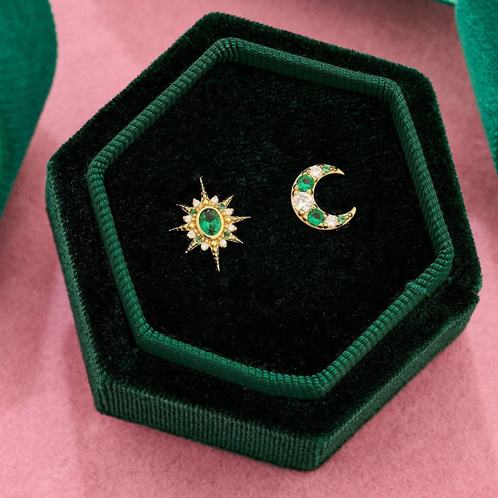 Amelia Scott Gold Luna Moon & Star Stud Earrings - MococoAmelia ScottAS22SGE11/WEBEarrings