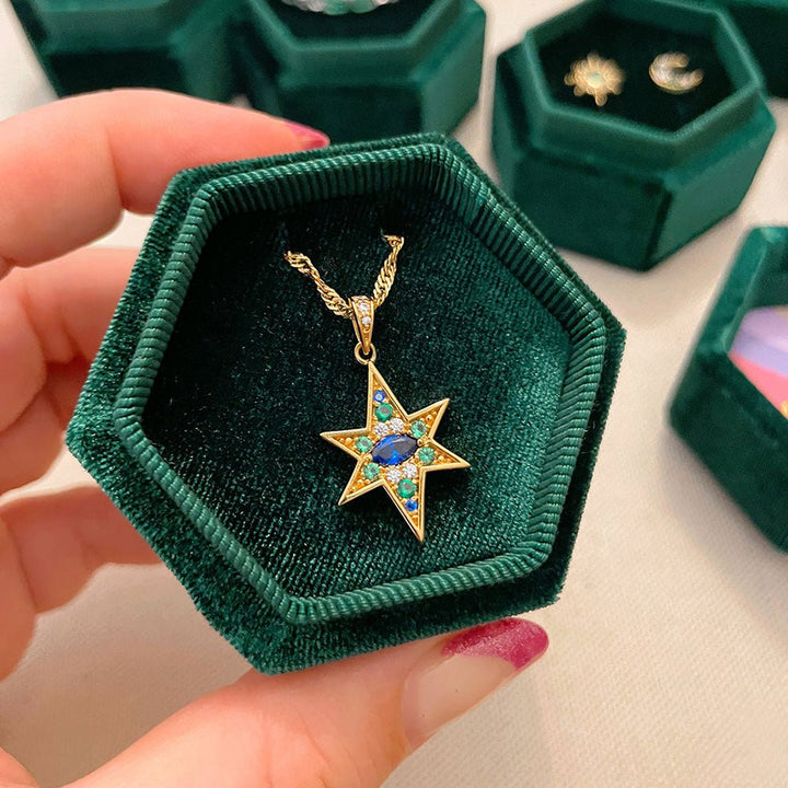 Amelia Scott Gold Nova North Star Pendant Necklace - MococoAmelia ScottAS22SGN01/WEBNecklace