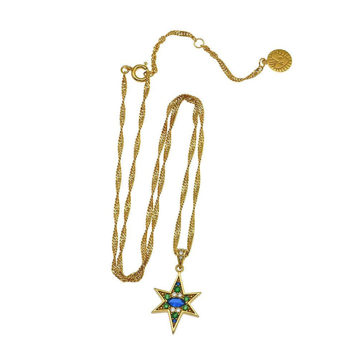 Amelia Scott Gold Nova North Star Pendant Necklace - MococoAmelia ScottAS22SGN01/WEBNecklace