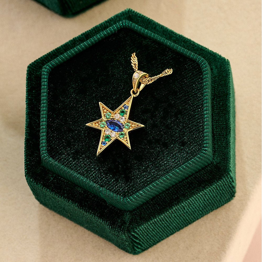 Amelia Scott Gold Nova North Star Pendant Necklace - MococoAmelia ScottAS22SGN01/WEBNecklace