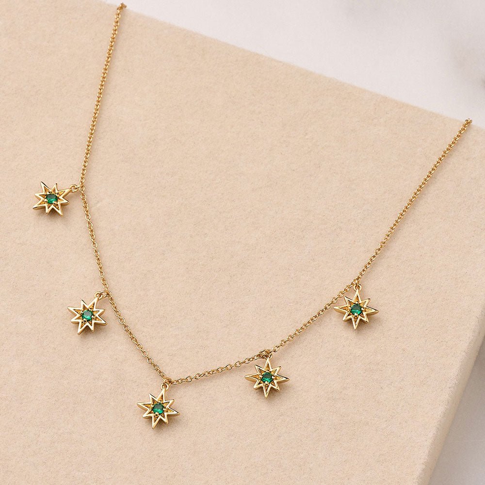 Amelia Scott Gold Ziggy North Star Choker Necklace - MococoAmelia ScottAS22SGN03/WEBNecklace