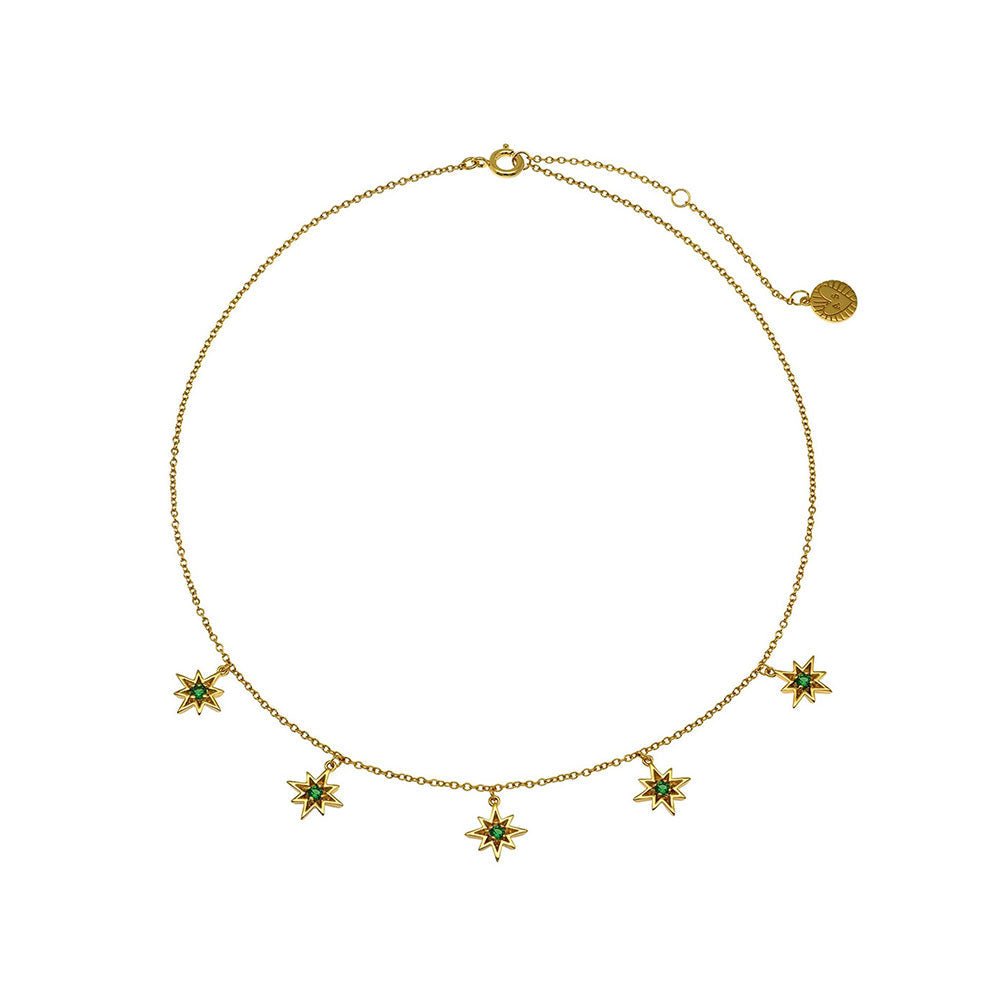 Amelia Scott Gold Ziggy North Star Choker Necklace - MococoAmelia ScottAS22SGN03/WEBNecklace