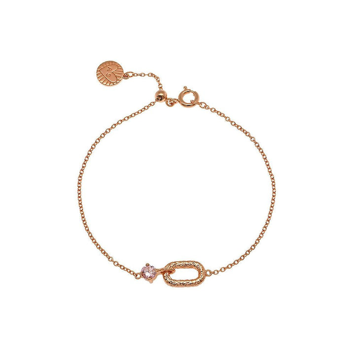 Amelia Scott Rose Gold Amelia + Sofia Blush Pink Bracelet - MococoAmelia ScottSTACKINGSET11/WEBBracelets