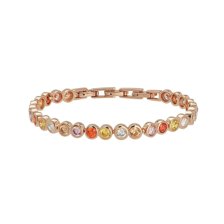 Amelia Scott Rose Gold Dotty Tennis Sunset Bracelet - MococoAmelia ScottAS22TRB10/WEBBracelets