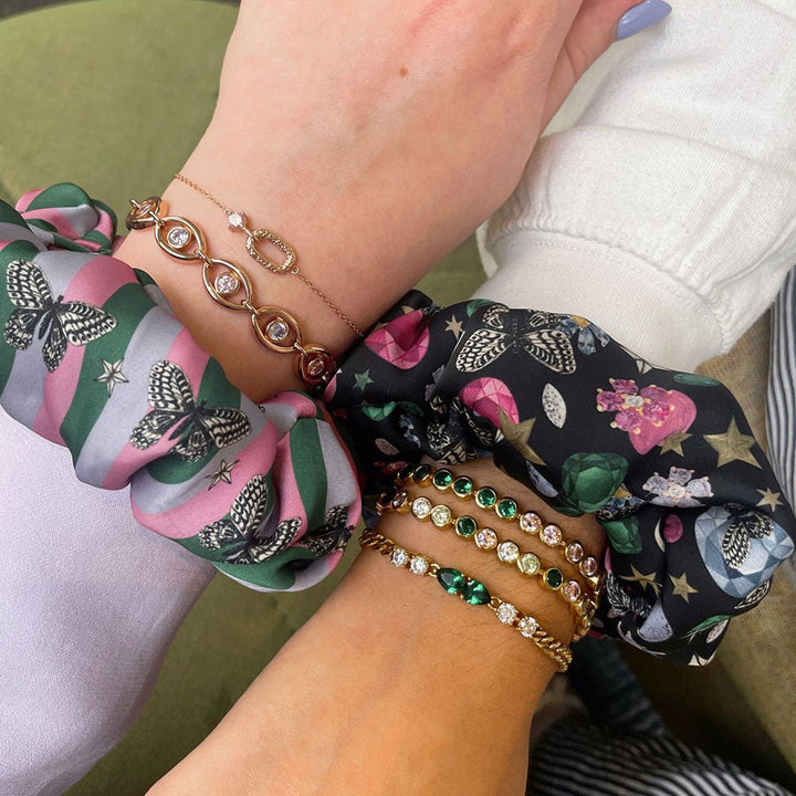 Amelia Scott Rose Gold Iris Lilac & Pink Bracelet - MococoAmelia ScottAS22TRB03/WEBBracelets