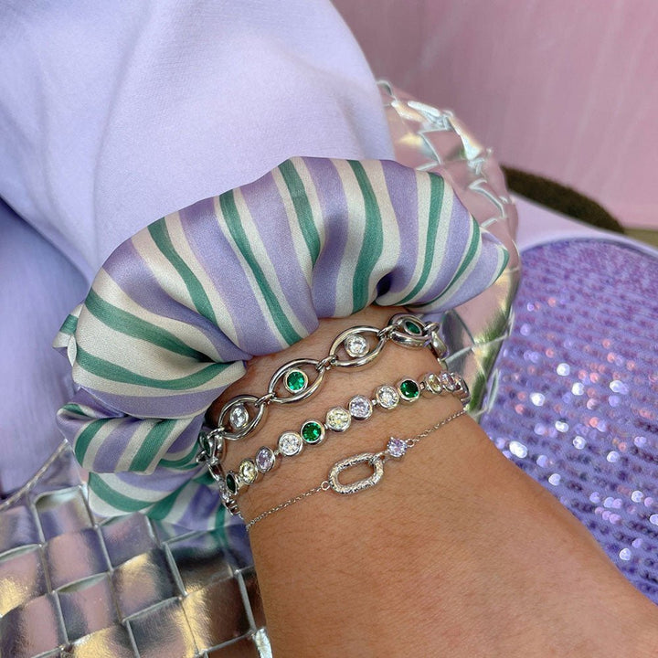 Amelia Scott Silver Dotty Tennis Popsicle Bracelet - MococoAmelia ScottAS22TRB11/WEBBracelets