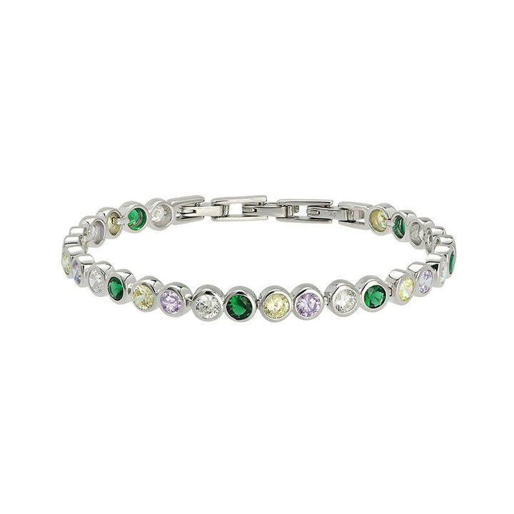 Amelia Scott Silver Dotty Tennis Popsicle Bracelet - MococoAmelia ScottAS22TRB11/WEBBracelets