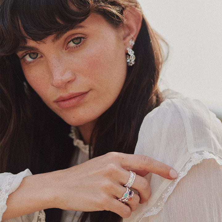 Daisy Amulet Band Ring