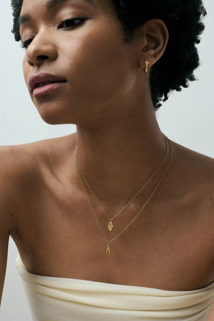 Astley Clarke Celestial Hamsa Hand Pendant Necklace - MococoAstley Clarke61020YRDNOSNecklace