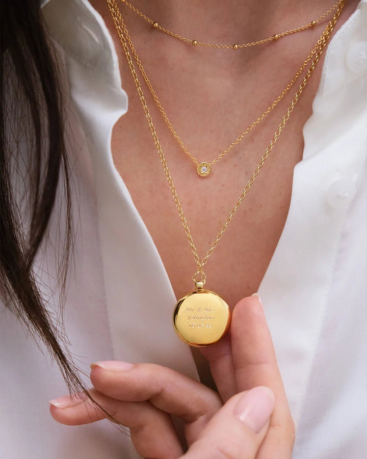 Astley Clarke Gold Biography Medium Locket Necklace - MococoAstley Clarke42044YNONOS-22-24"Necklaces