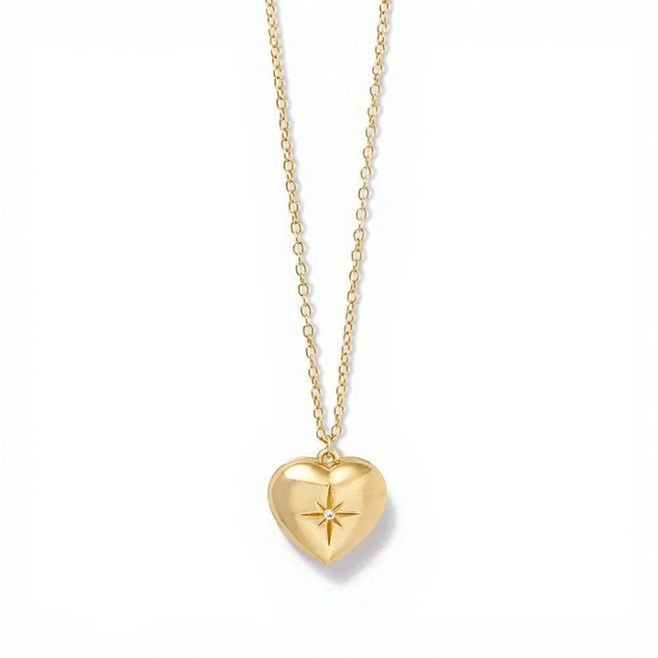 Astley Clarke Gold Mini Heart Locket Necklace - Personalized - MococoAstley Clarke60073YNONOSNecklace