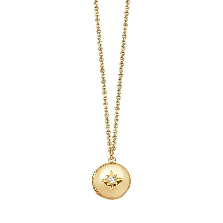 Astley Clarke Gold Mini Star Locket Necklace - MococoAstley Clarke41025YNONOSNecklaces