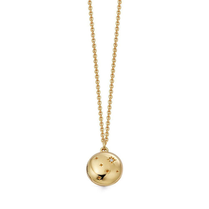 Astley Clarke Gold Mini Star Locket Necklace - MococoAstley Clarke60200YNONOSNecklace