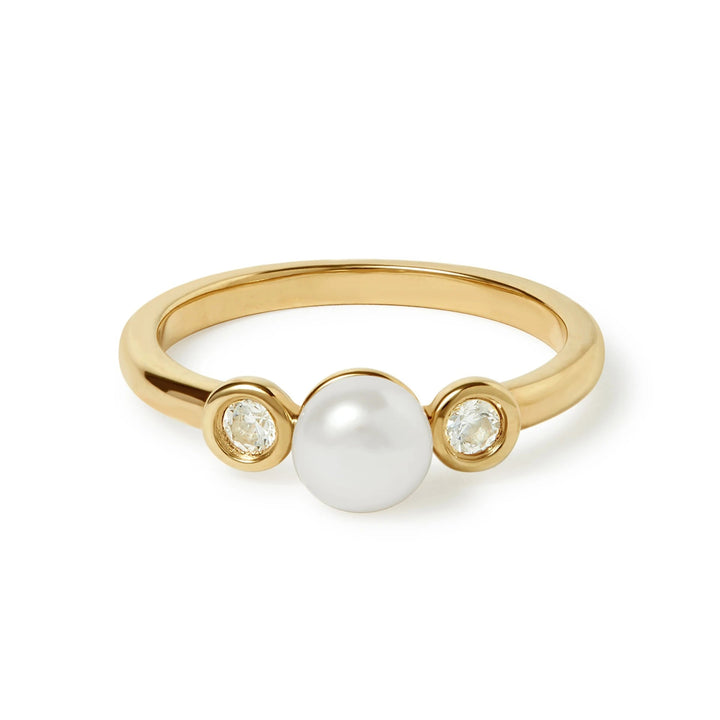 Astley Clarke Gold Pearl and Sapphire Ring - MococoAstley Clarke61034YWTR60Ring