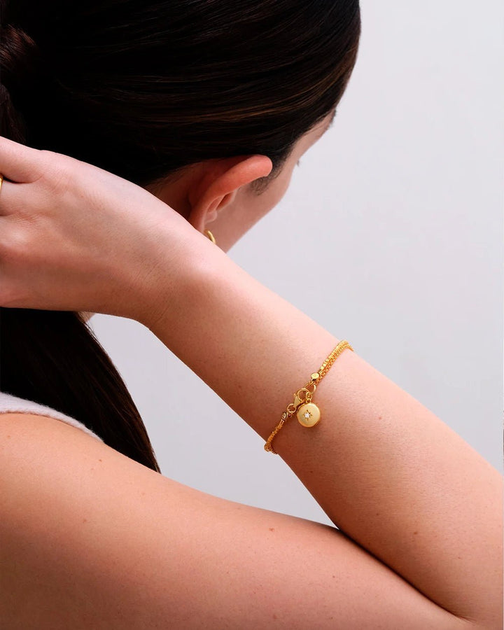 Astley Clarke Gold Star - Set Locket Bracelet - MococoAstley Clarke46035YNOBOSBracelets